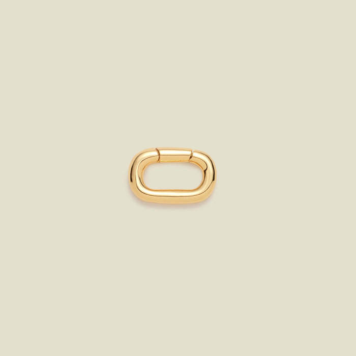 European and American New Style DIY Basic Adjustable Chain Collection Round Oval Necklace Electroplated 18K Gold Color Retention
