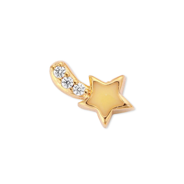 Cross-Border Independent Station Heart Zircon Necklace Light Luxury Versatile Collarbone Chain French DIY Design Sense Accessory