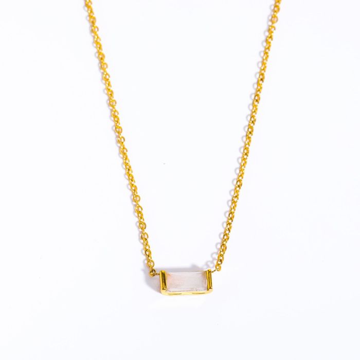 Stainless Steel Independent Stand Ins Hot Sale Twelve Birthstone Necklace 12 Birthstone Zircon Necklace Monthly Stone...