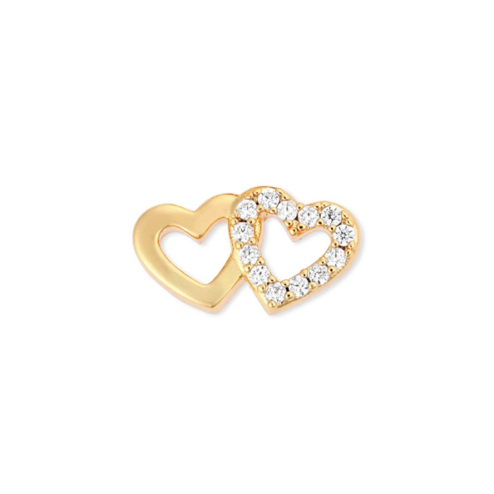 Cross-Border Independent Station Heart Zircon Necklace Light Luxury Versatile Collarbone Chain French DIY Design Sense Accessory