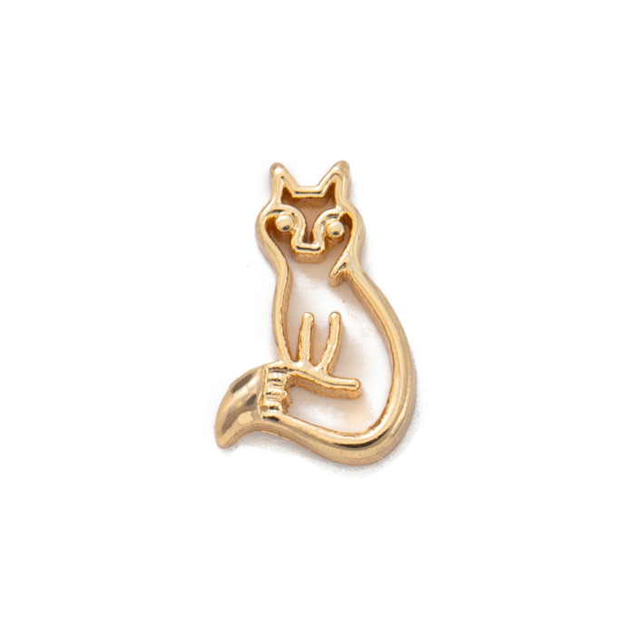 European and American Retro Personality Photo Box Pendant Necklace Openable DIY Pendant Hollow Design Transparent Box 18K Gold Color Retention