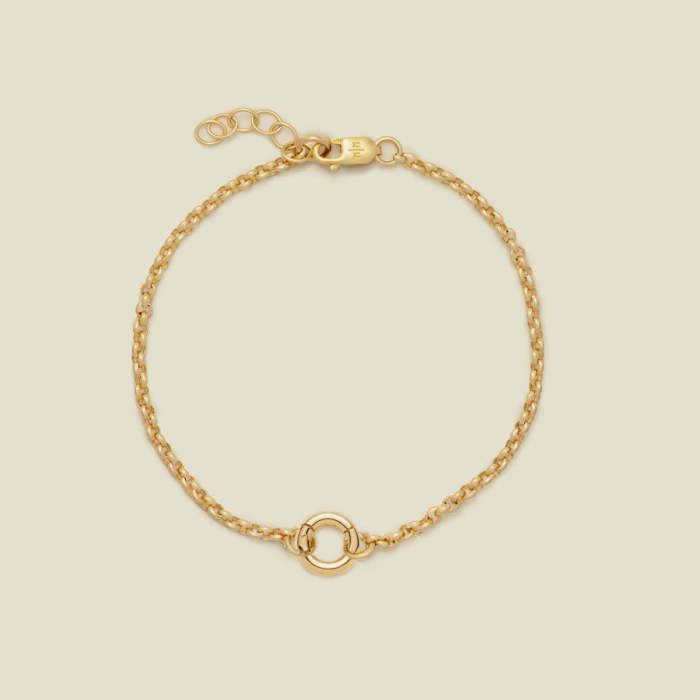 European and American New Style DIY Basic Adjustable Chain Collection Round Oval Necklace Electroplated 18K Gold Color Retention