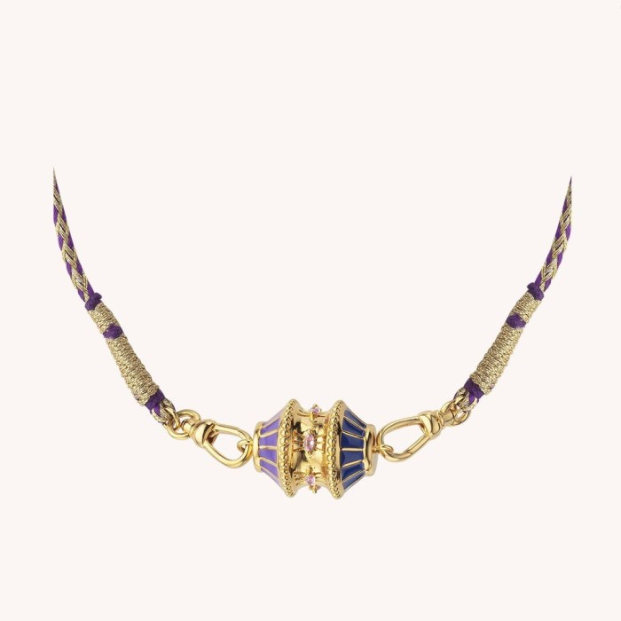 European and American Cross-Border Dopamine Twist Valentine's Day Gift Irregular Necklace Furnace Vacuum Plating 18K Gold Protection