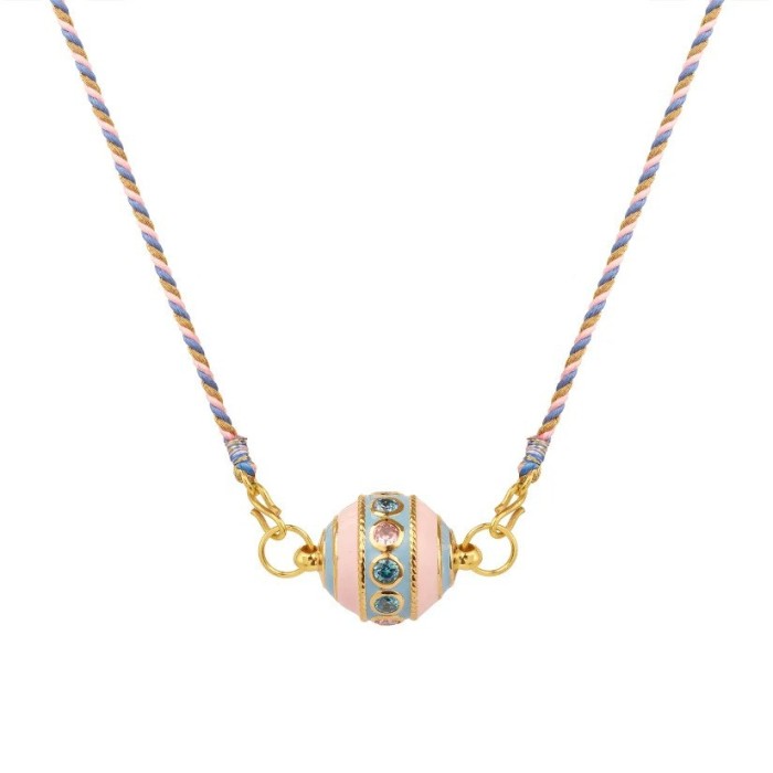 European and American Cross-Border Dopamine Twist Valentine's Day Gift Irregular Necklace Furnace Vacuum Plating 18K Gold Protection