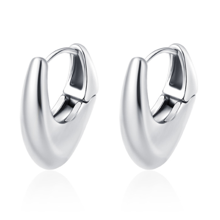 Vintage Niche Design with a Distinctive Aura, Three-dimensional Geometric Triangle and Hexagon Earrings for Women, Go...