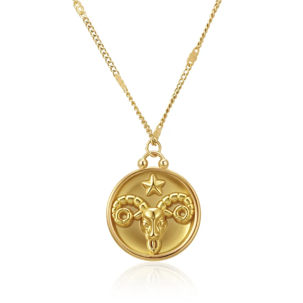 Cross-Border Two-Tone Daisy Inlaid Diamond Necklace main image