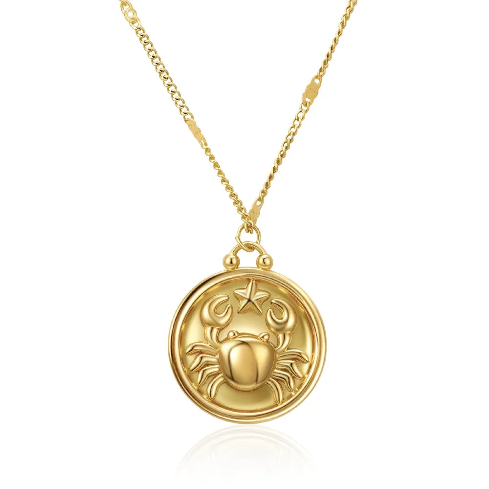 Cross-Border Two-Tone Daisy Inlaid Diamond Necklace main image