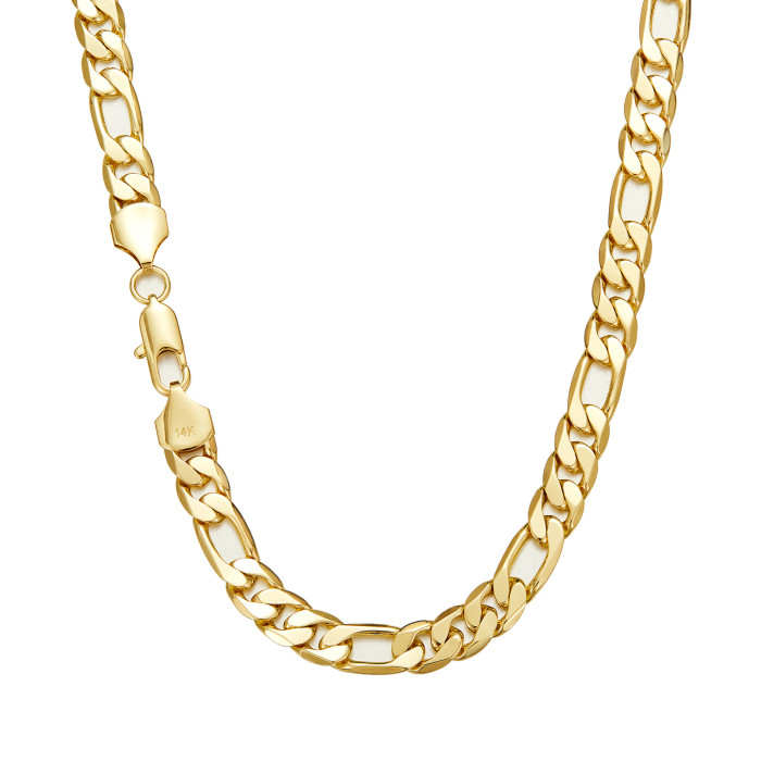 European and American cross-border stainless steel 14k electroplated accessories, can be paired with pendants, multiple size options available, 14kNK