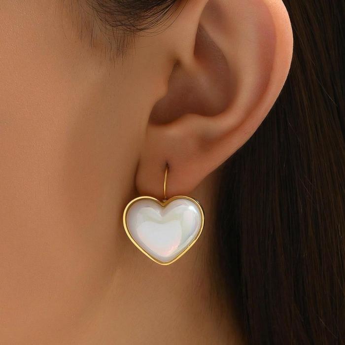 Mermaid Princess Shell Earrings French Style High-End Niche Design Elegant Light Luxury Earrings Fashionable New Trendy Women's Ear Accessories
