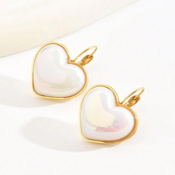 Mermaid Princess Shell Earrings French Style High-End Niche Design Elegant Light Luxury Earrings Fashionable New Trendy Women's Ear Accessories
