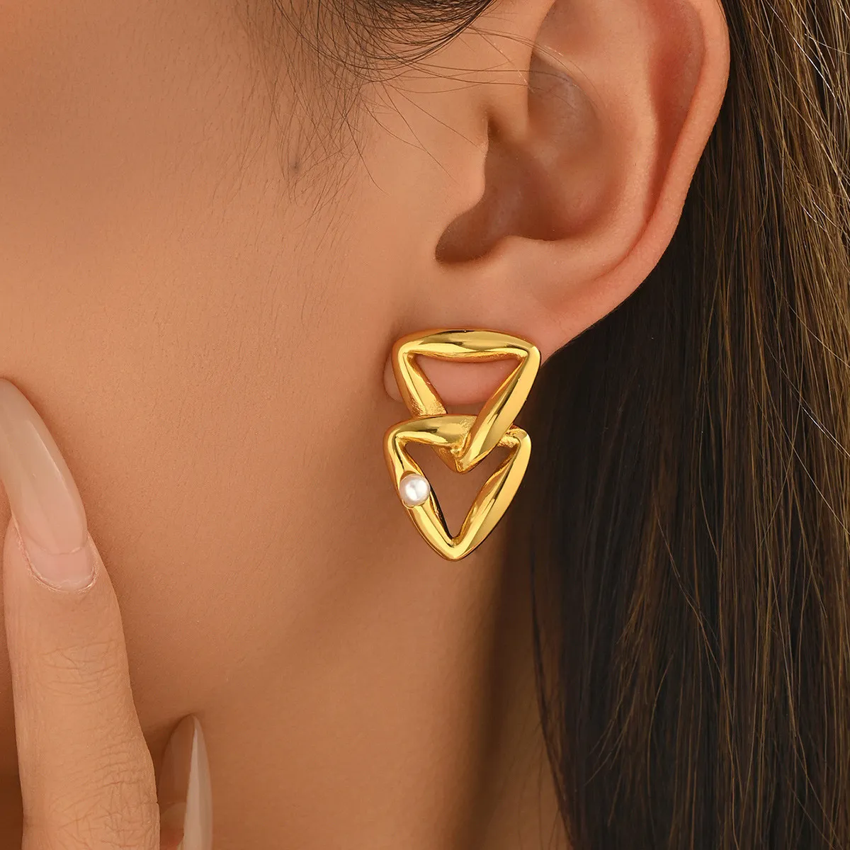 Cross-Border Two-Tone Daisy Inlaid Diamond Necklace main image