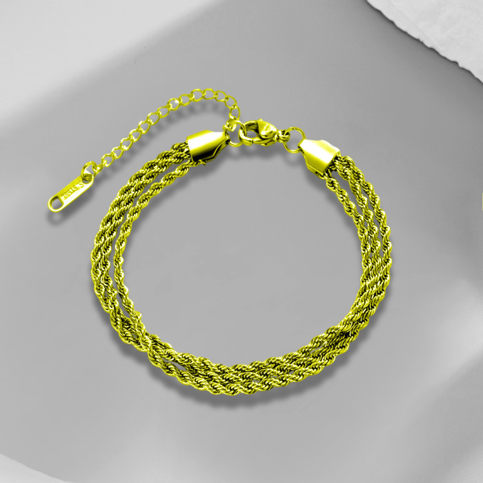 AML stainless steel niche design multi-layer bracelet and necklace for women, suitable for layering, wholesale clavicle chain