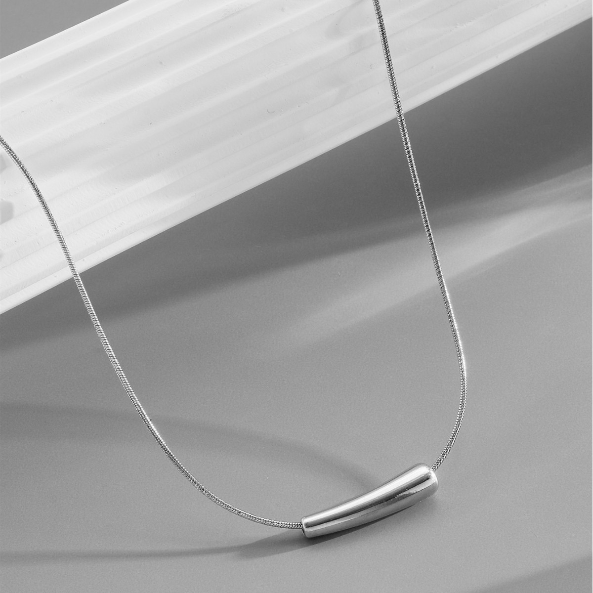Stainless steel necklace length guide