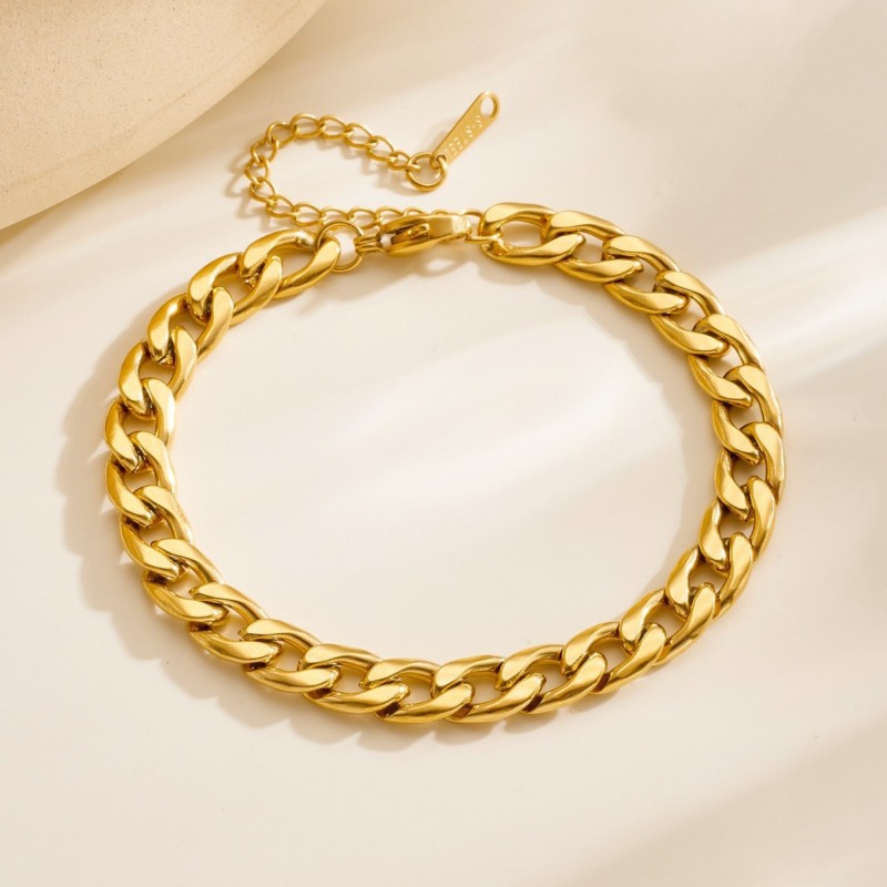 European and American INS-style elegant pendant necklaces, jewelry accessories, stainless steel diamond-encrusted gemstone bracelets, personalized accessories wholesale