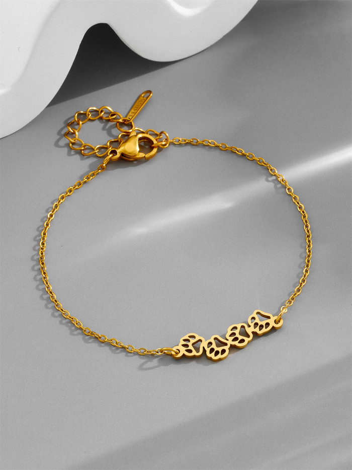 Jianxi's 100+ Styles of Bracelets: Worry-Free Selection of New Japanese and Korean Titanium Steel Women's Simple and Versatile Ins-Style Fashionable Jewelry
