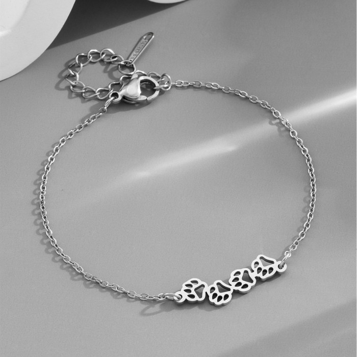 Jianxi's 100+ Styles of Bracelets: Worry-Free Selection of New Japanese and Korean Titanium Steel Women's Simple and Versatile Ins-Style Fashionable Jewelry