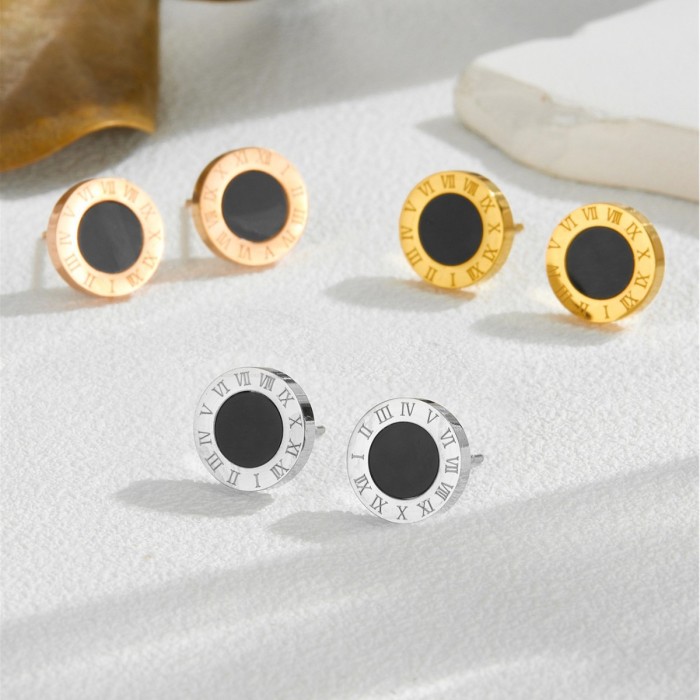 New Titanium Steel Non-fading Earrings, Fashionable and Versatile, Ins-style Niche High-end Women's Ear Cuffs and Ear...