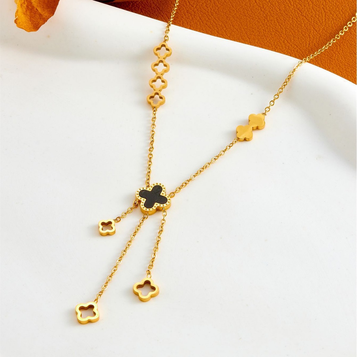 Stainless steel necklace jewelry packaging