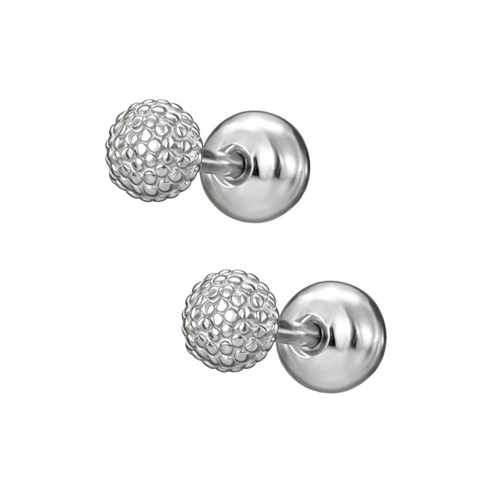 Titanium Steel Simple Ocean Style Earring Set, Unique Star-Shaped Shell Beaded Earrings, European and American Fashion Versatile Stud Earrings