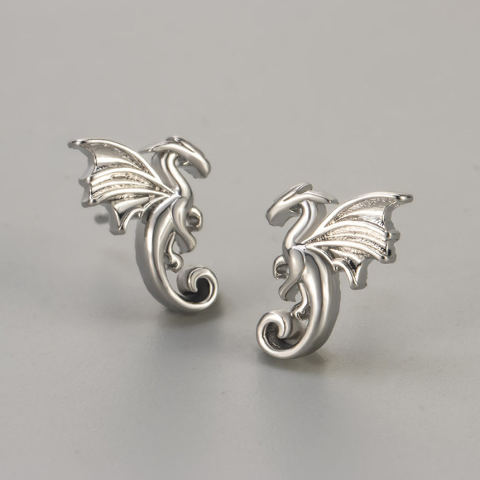 New Stylish Pterosaur Earrings with Unique Niche Design, Cool and Trendy Accessories for Men and Women