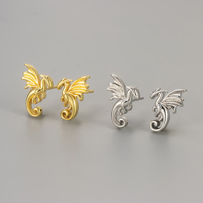 New Stylish Pterosaur Earrings with Unique Niche Design, Cool and Trendy Accessories for Men and Women