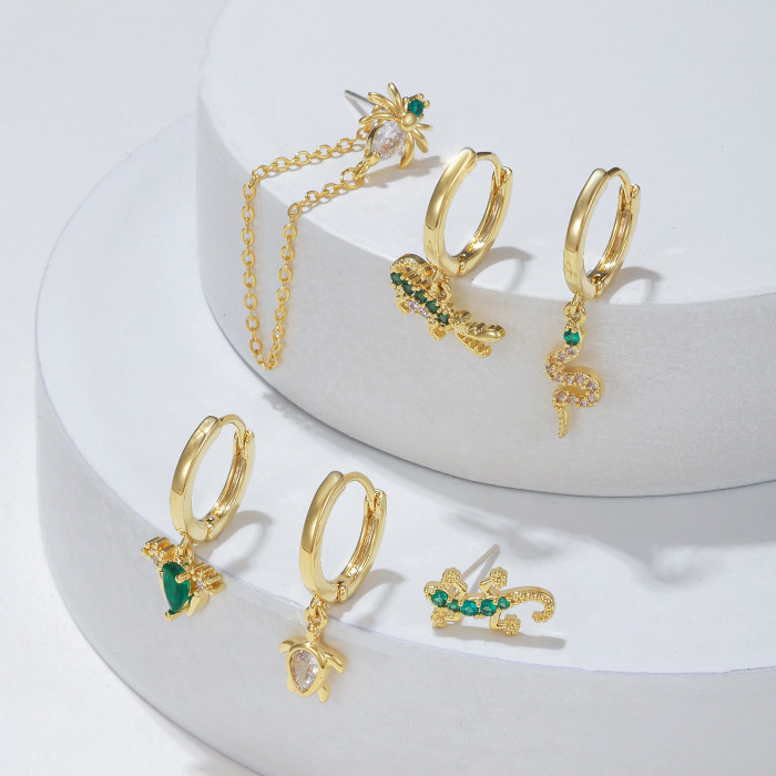 Fashionable and Creative New Animal Ear Cuffs for Women, Popular in Europe and America, Tassel Style Spider and Frog...