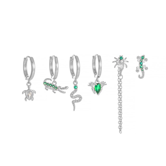 Fashionable and Creative New Animal Ear Cuffs for Women, Popular in Europe and America, Tassel Style Spider and Frog...