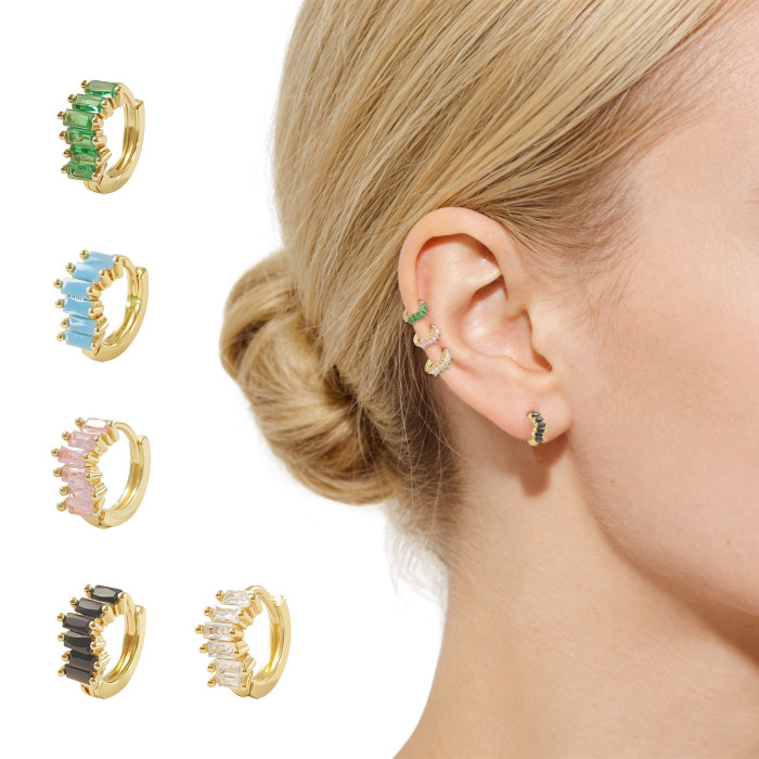 Personalized Earrings, Light Luxury with a High-end Feel, Zircon Ear Cuffs, Hot-selling Versatile Niche Design Women'...