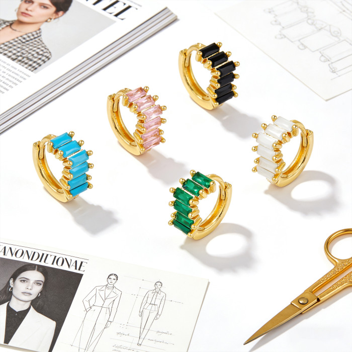 Personalized Earrings, Light Luxury with a High-end Feel, Zircon Ear Cuffs, Hot-selling Versatile Niche Design Women'...