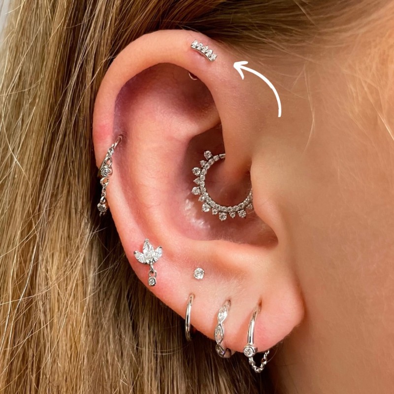 Best-selling in Europe and America: 18K Gold Plated Copper Earrings with Zirconia, Stylish and High-end Women's Earri...
