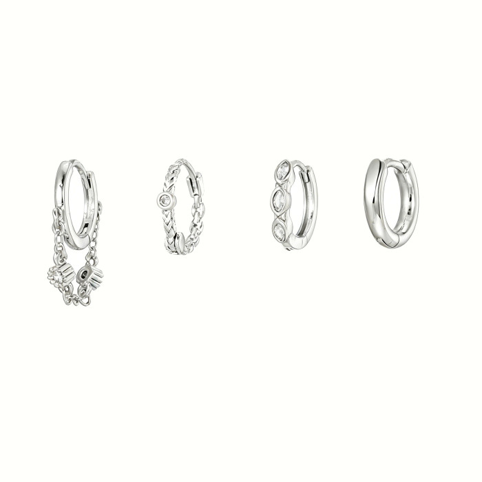 Best-selling in Europe and America: 18K Gold Plated Copper Earrings with Zirconia, Stylish and High-end Women's Earri...