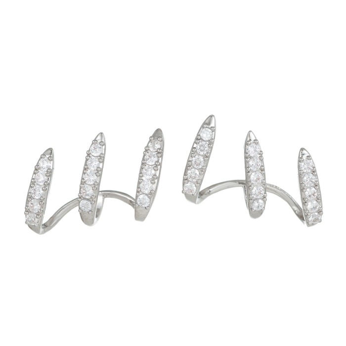 Korean-style Stone-Studded Butterfly Earrings for Women, Light Luxury and High-end Feel, S925 Silver Needle Earring...