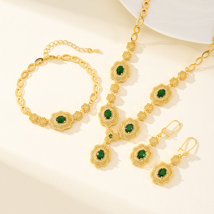 Moroccan Water Drop Jewelry Set