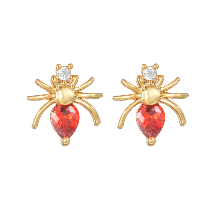S925 Silver Needle Insect Series Earrings, High-end New Niche Personalized Spider and Dragonfly Earrings Wholesale, 9...