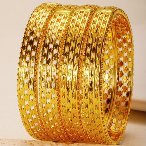 24K Gold Dubai Three-dimensional Carved Clasp Bracelet, Non-fading, Women's Middle Eastern Dubai Jewelry, Vietnamese...