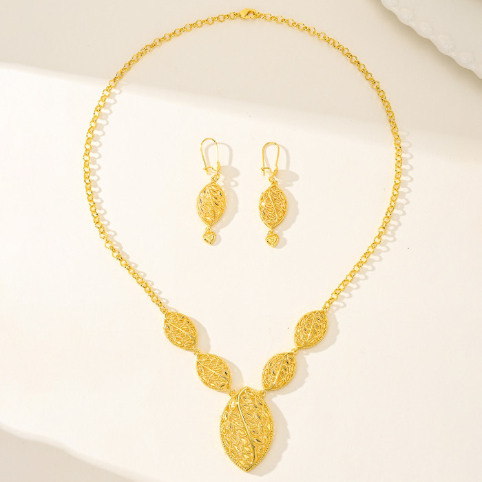 Arab Bohemian Gold Plated Jewelry Set