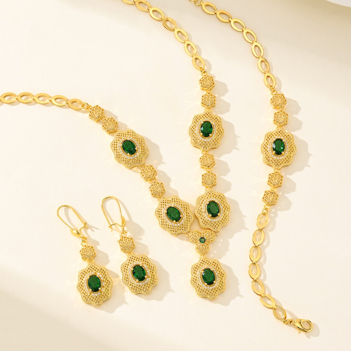 Moroccan Water Drop Jewelry Set