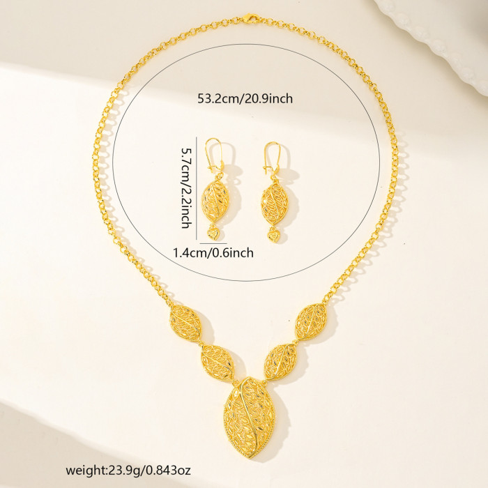 Arab Bohemian Gold Plated Jewelry Set