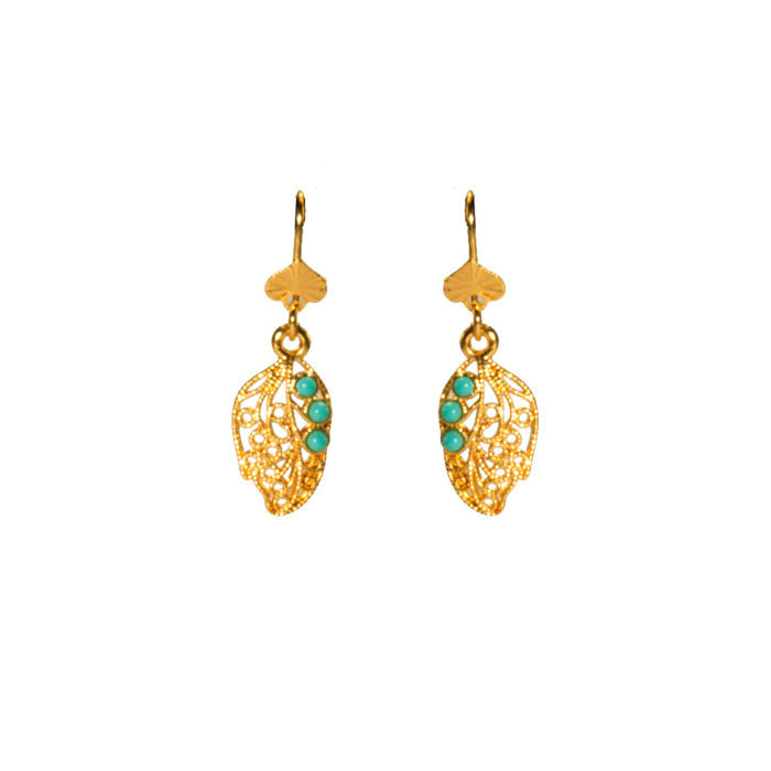 Bohemian 24K Gold Plated Tassel Earrings