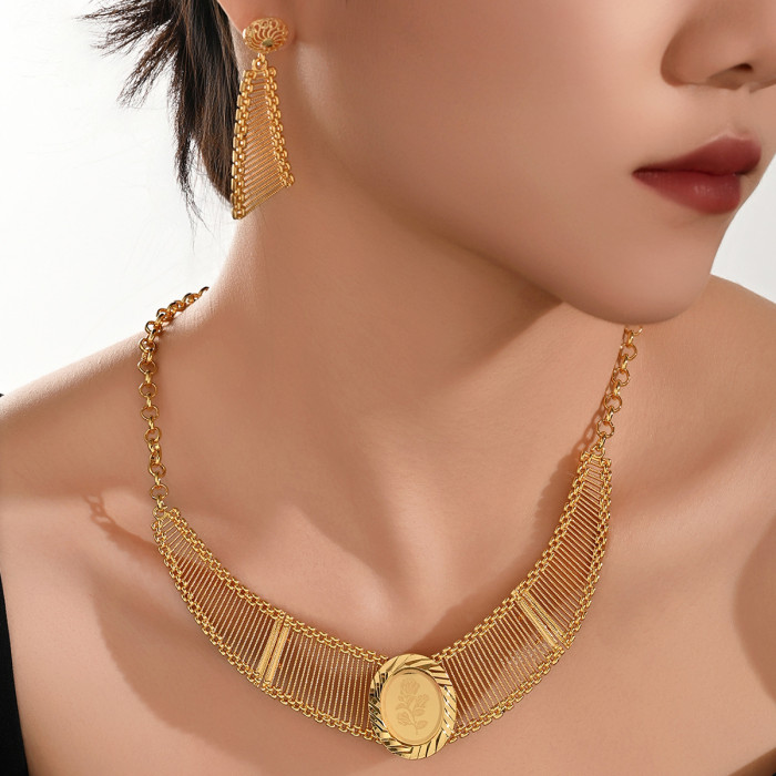 Middle Eastern Gold Plated Jewelry Set