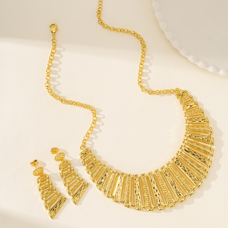 Exaggerated Hollow Gold Plated Hoop Earrings