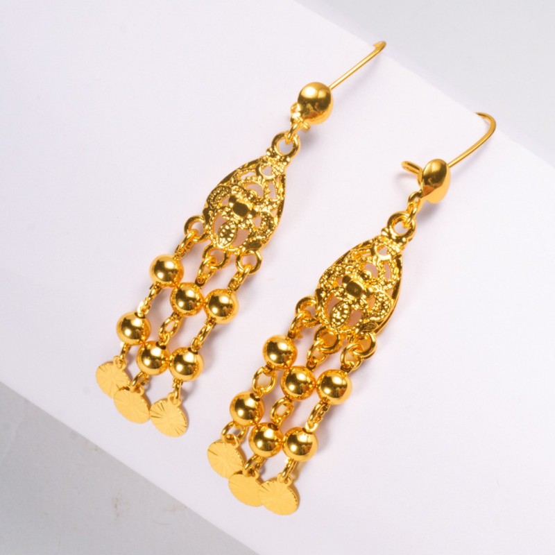 Indian Bridal Ethnic Gold Plated Earrings