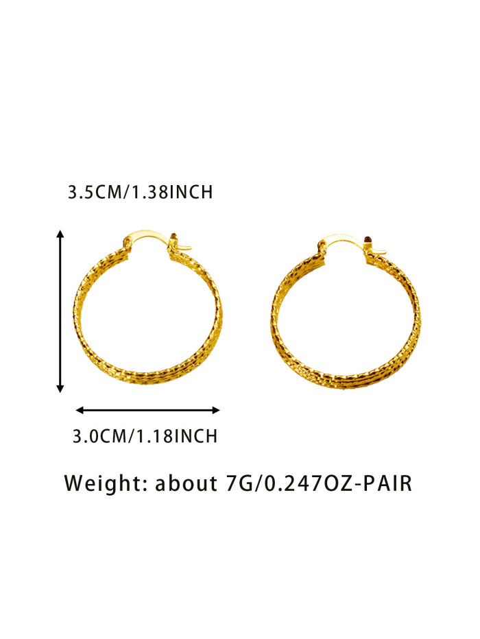 Gold Plated Earrings for Women, Middle East Vintage French Jewelry Wholesale