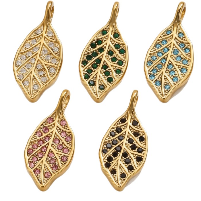 Leaf Stainless Steel Necklace for Women Wholesale