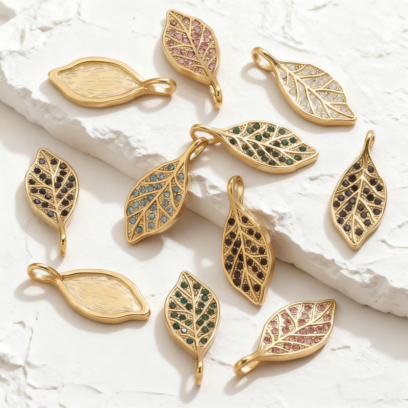 Leaf Stainless Steel Necklace for Women Wholesale