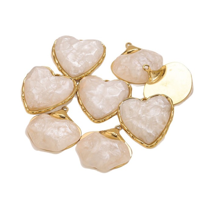 Heart Stainless Steel Necklace for Women, Vintage Luxury Jewelry Wholesale
