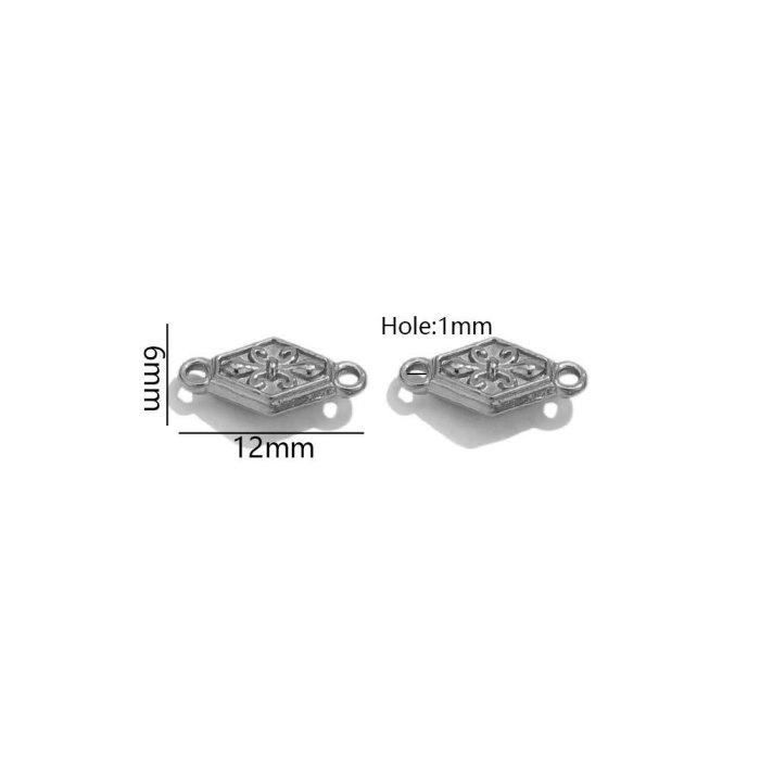 Flower Heart Stainless Steel Bracelet for Women Wholesale
