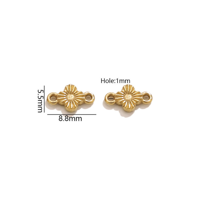 Flower Heart Stainless Steel Bracelet for Women Wholesale