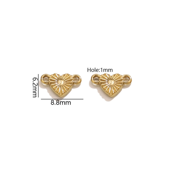 Flower Heart Stainless Steel Bracelet for Women Wholesale
