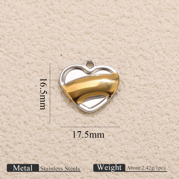 Heart Gold Plated Necklace for Women, Vintage Jewelry Wholesale